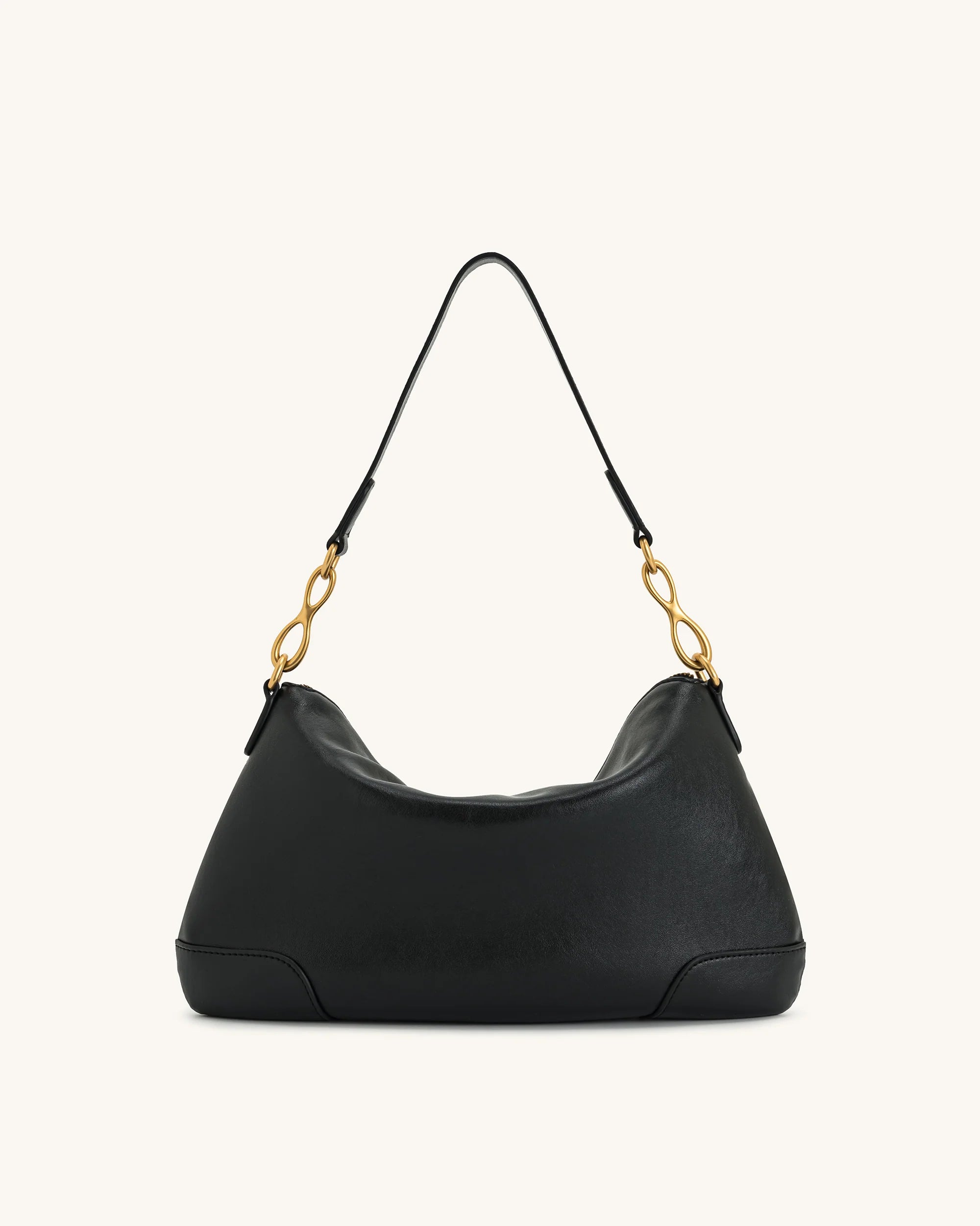 JW PEI Jayla Metal Pendant Embellished Shoulder Bag - Black