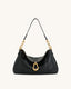 JW PEI Jayla Metal Pendant Embellished Shoulder Bag - Black