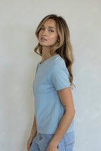 Stella Tee (Dusty Blue)