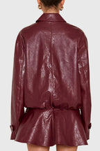 Amanda Uprichard Karla Jacket (Burgundy)