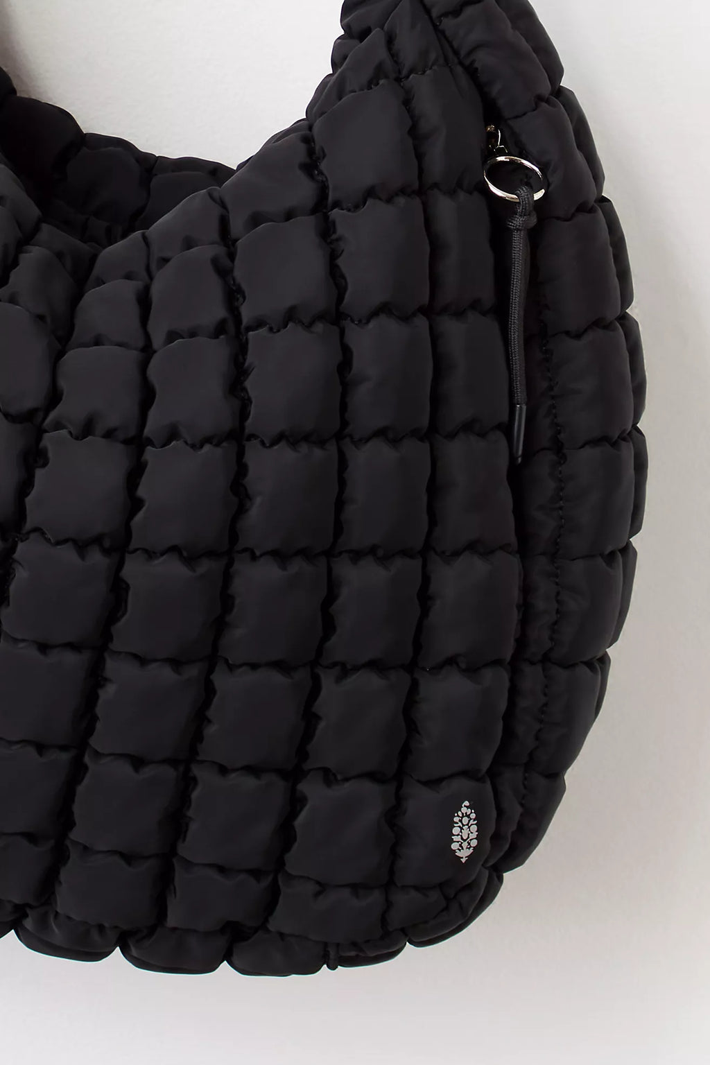 Black Free People Movement Quilted Carryall Bag