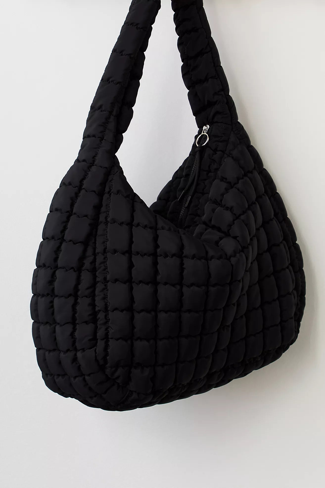 Black Free People Movement Quilted Carryall Bag