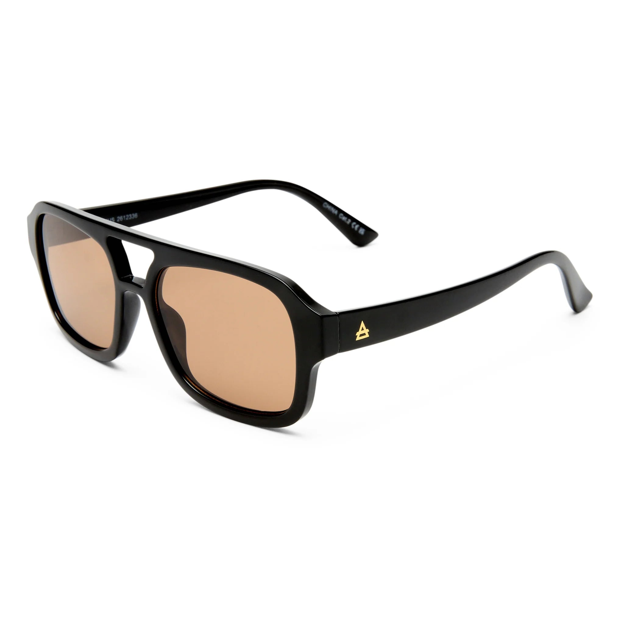 Aire Aquarius Sunglasses (Black/Tan Tint)