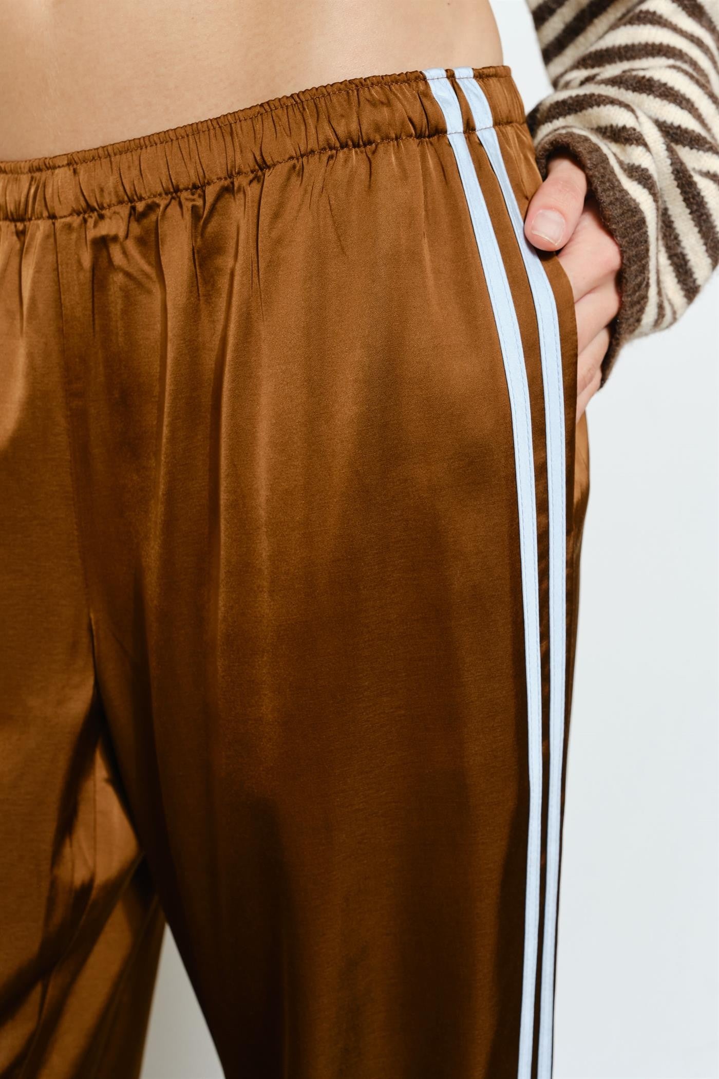 Fiona Satin Track Pants Main image