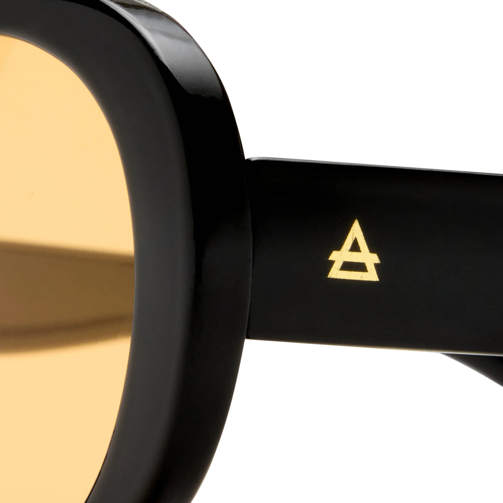 Aire Satellite Sunglasses (Black Amber Tint)