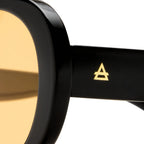Aire Satellite Sunglasses (Black Amber Tint)