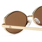 Aire Objective Sunglasses (Gold/Brown Mono)
