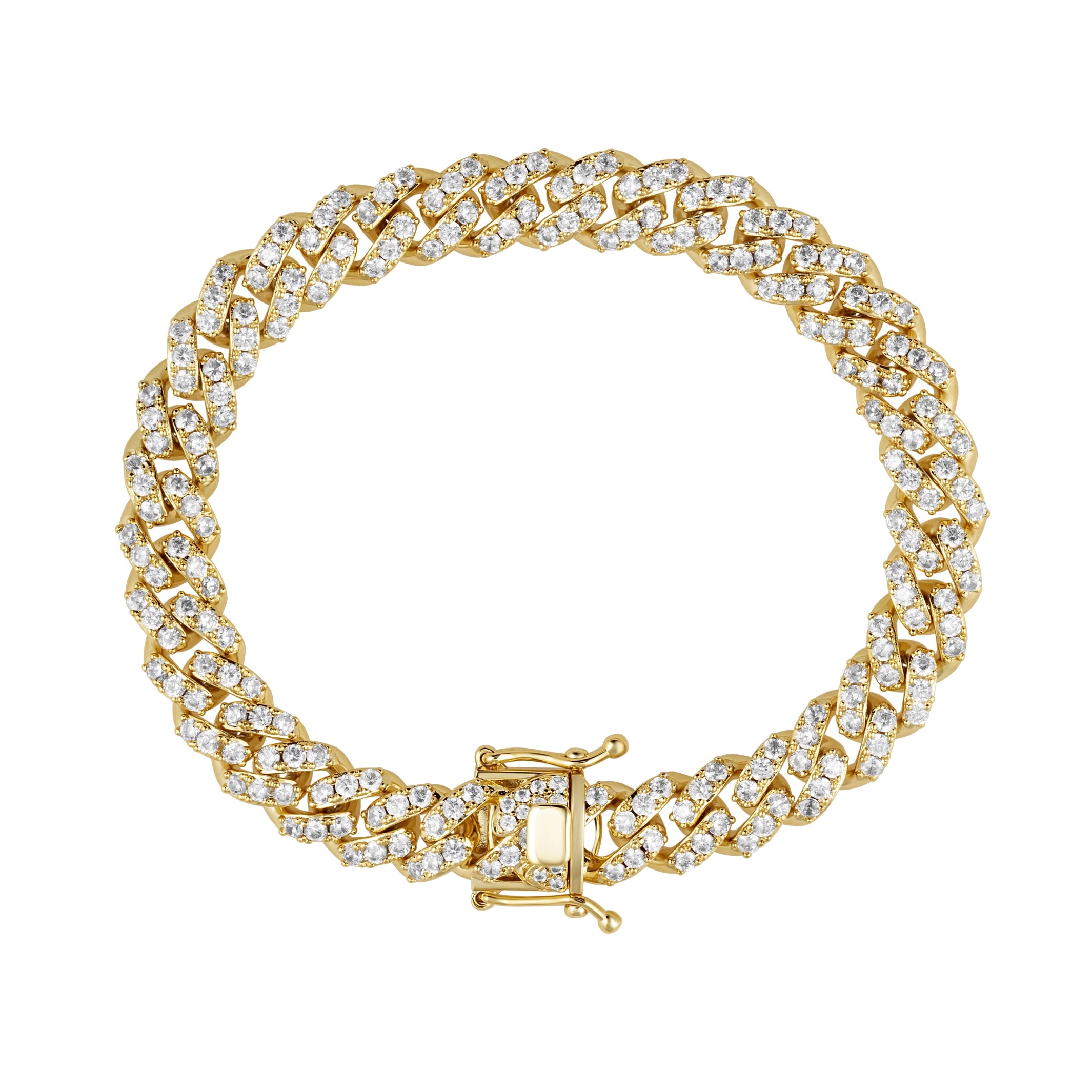 Sahira Nikki Pave Bracelet (Gold)