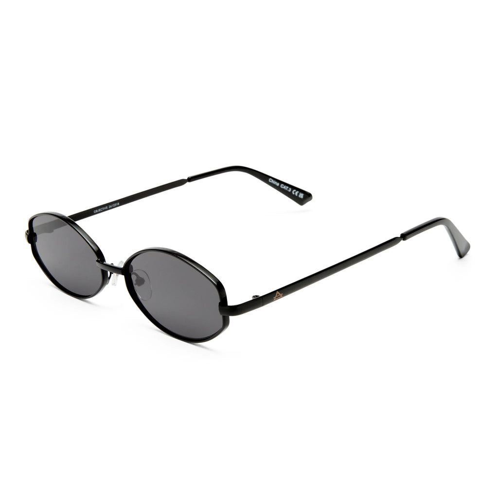 Aire Objective Sunglasses (Black/Smoke Mono)