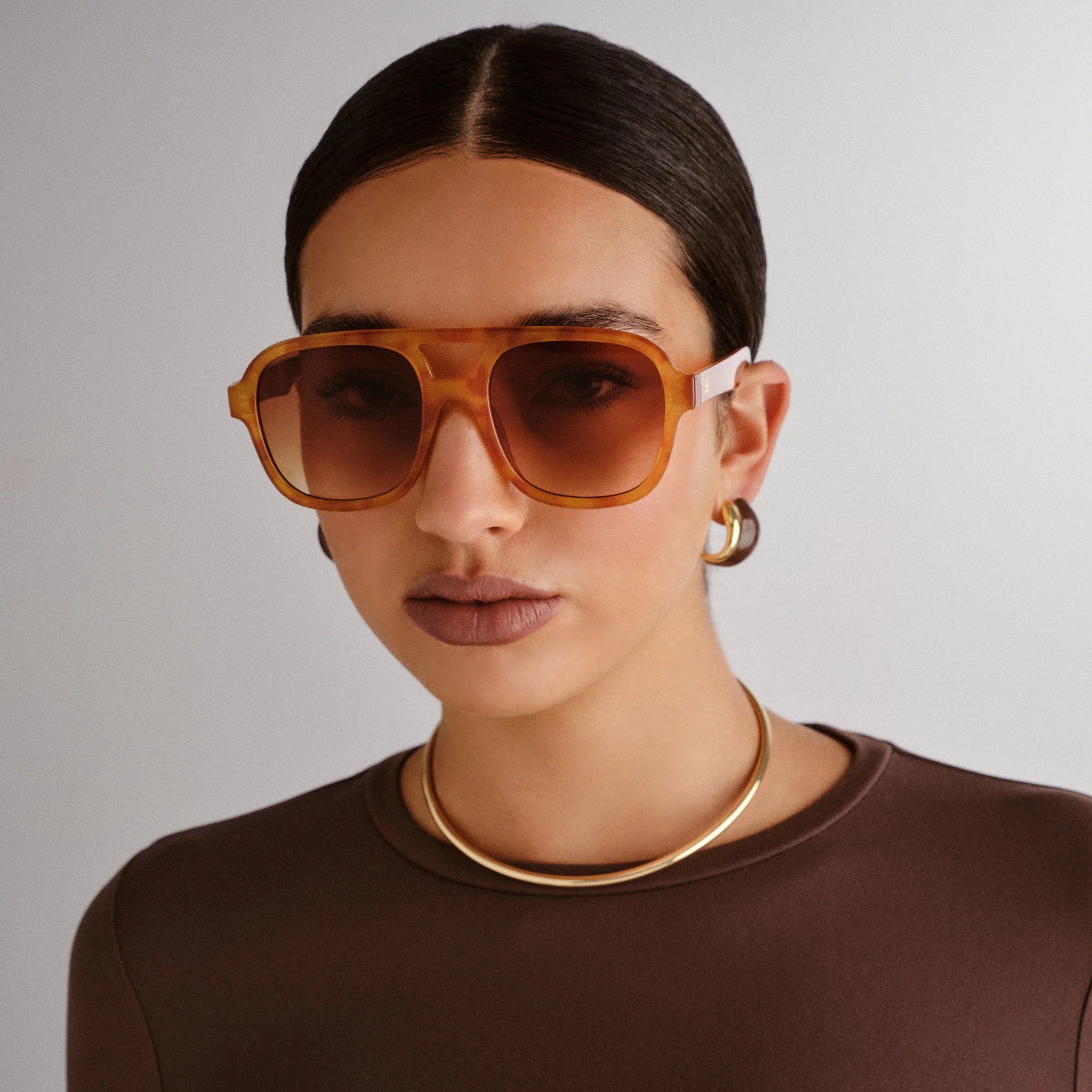 Aire Whirlpool Sunglasses (Vintage Tort/ Brown Grad)