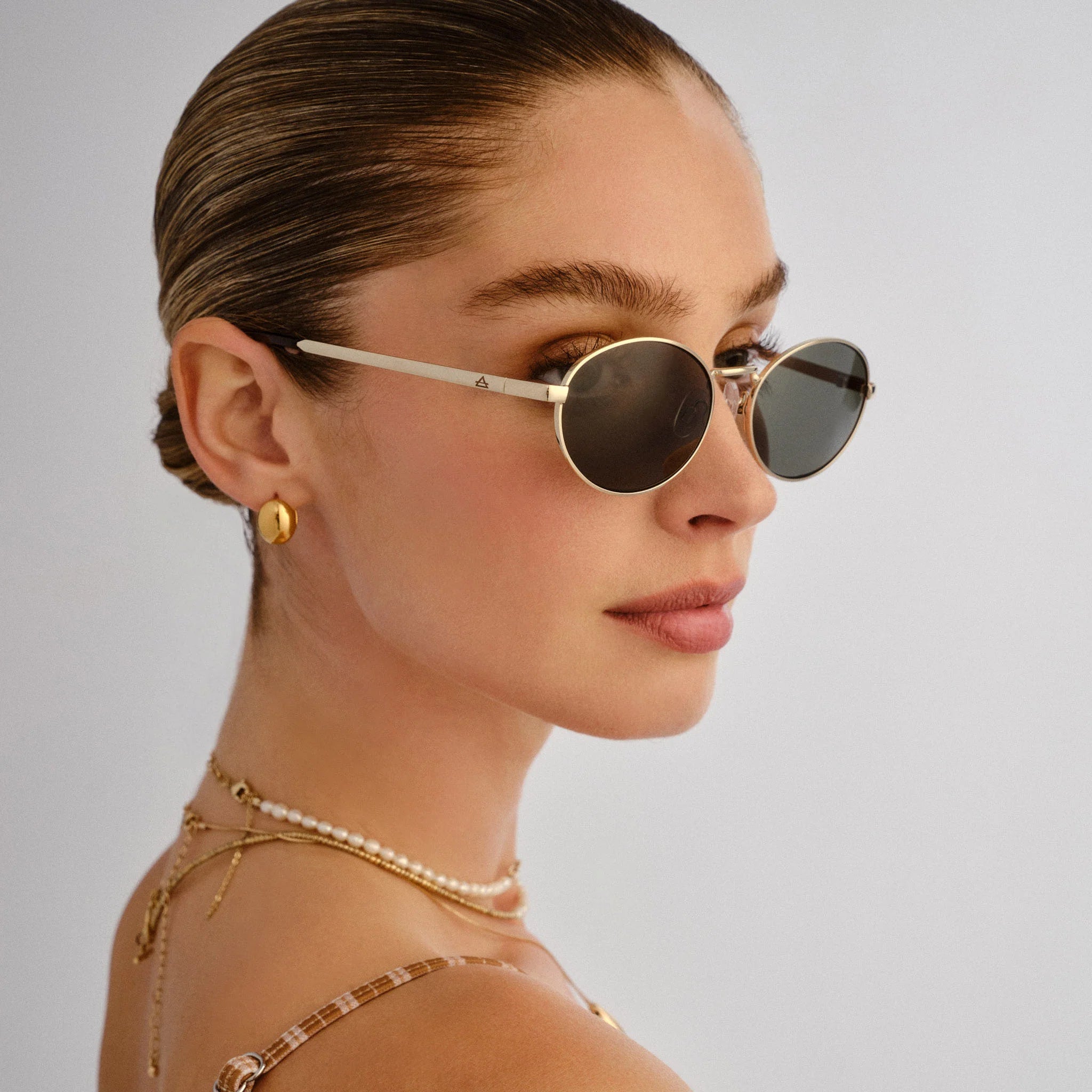 Aire Ephermeris Sunglasses (Gold/Khaki Mono)