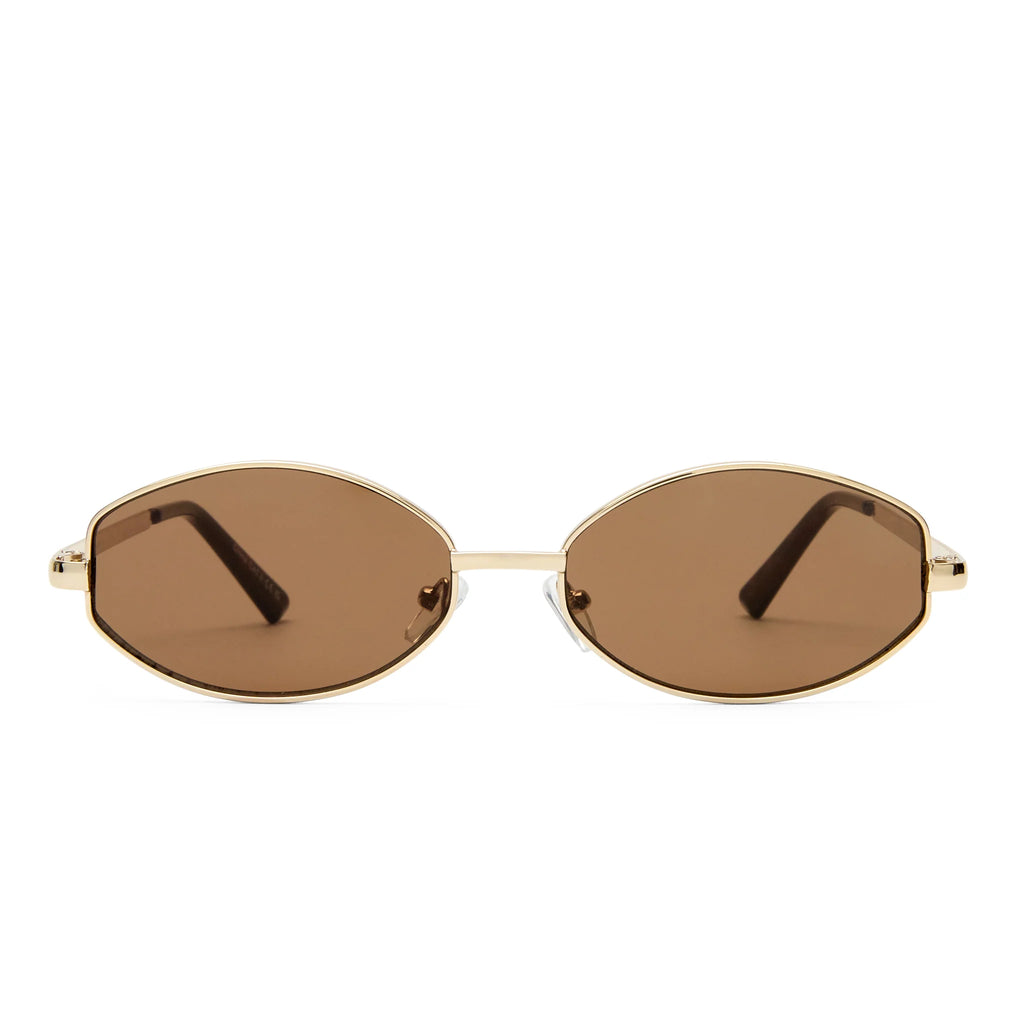 Aire Objective Sunglasses (Gold/Brown Mono)