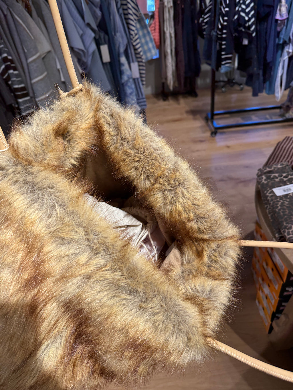 Dolce Vita Faux Fur Noor Tote (Multi)