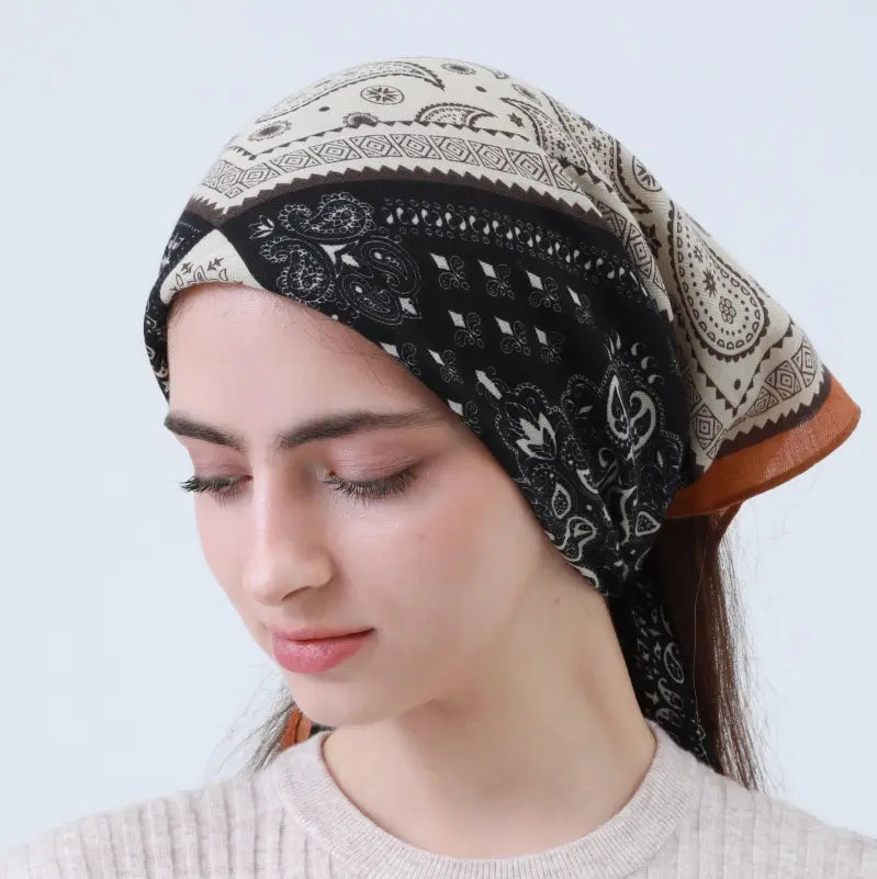 Bohemian Vintage Patchwork Paisley Bandana