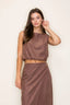 Sonora Suede Bubble Top