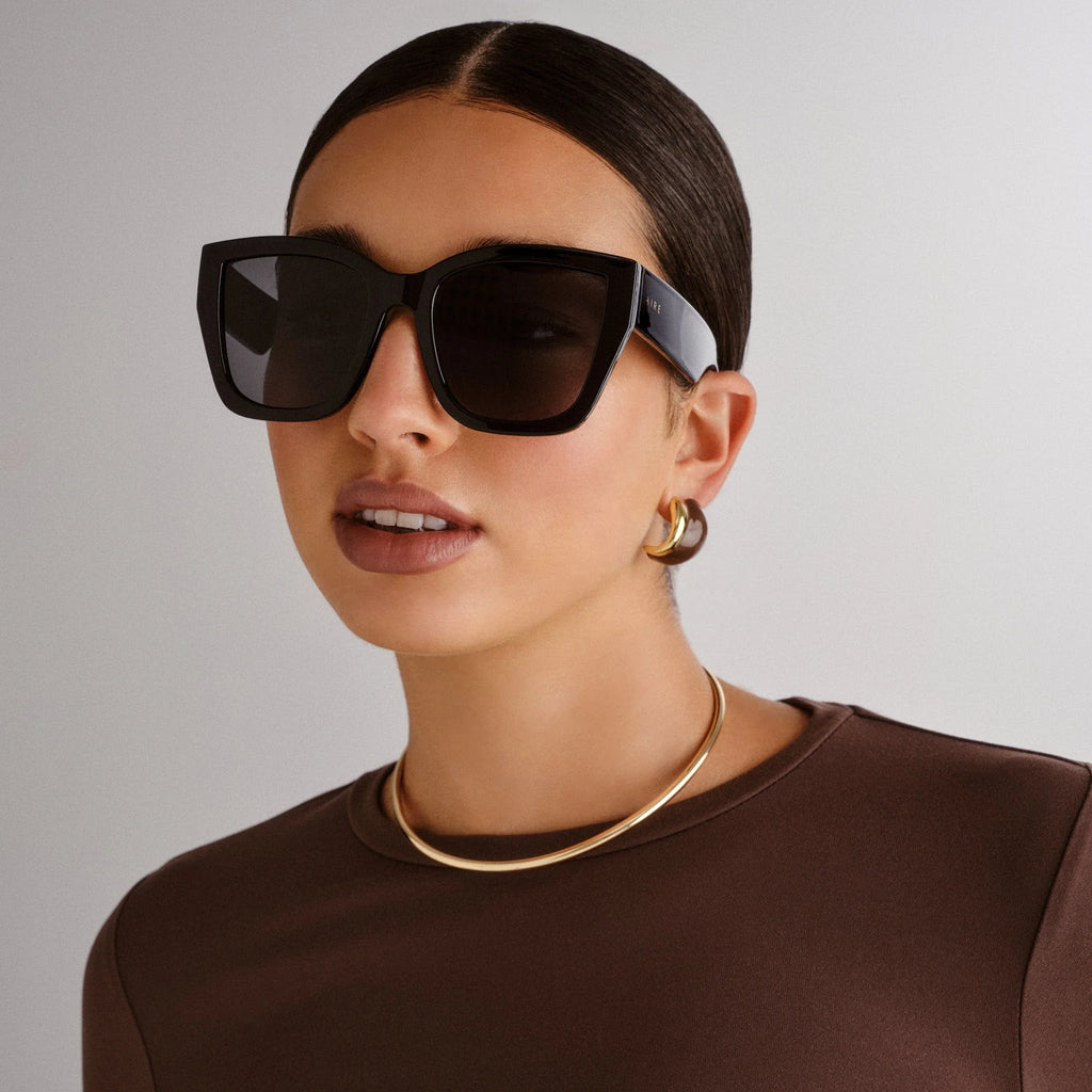 Aire Haedus Sunglasses (Black/Smoke Mono)