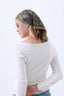 Paisley Print Silk Square Olive Scarf