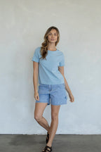 Stella Tee (Dusty Blue)