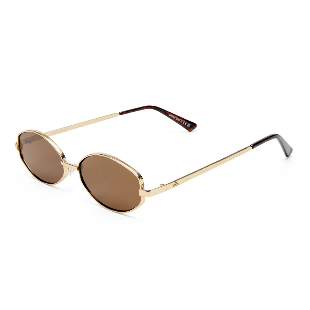 Aire Objective Sunglasses (Gold/Brown Mono)