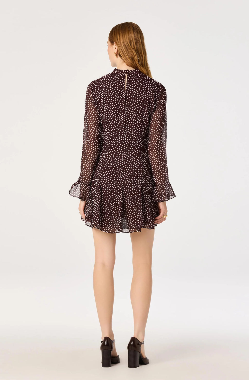 ASTR The Label Tasha Polka Dot Mini Dress