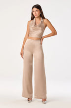 ASTR The Label Ivana Satin Cowl Halter Top