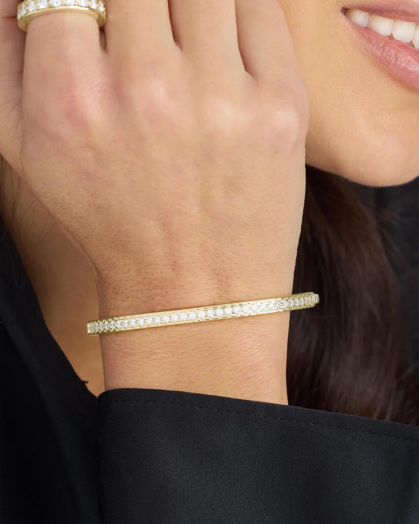 Melinda Maria Ashley Pavé Cuff 4mm