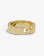 Melinda Maria Ashley Smooth Lock Ring