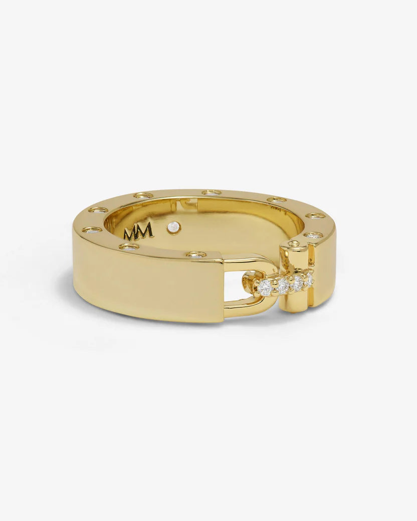 Melinda Maria Ashley Smooth Lock Ring