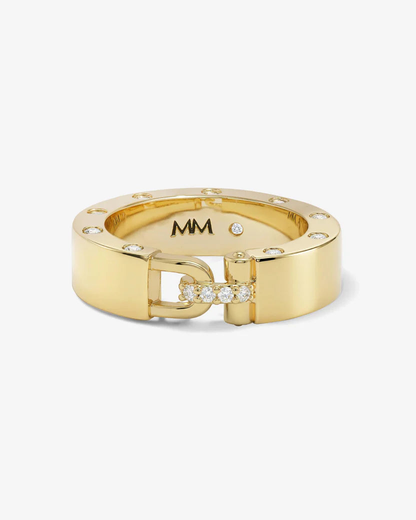 Melinda Maria Ashley Smooth Lock Ring Main image