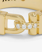 Melinda Maria Ashley Smooth Lock Ring