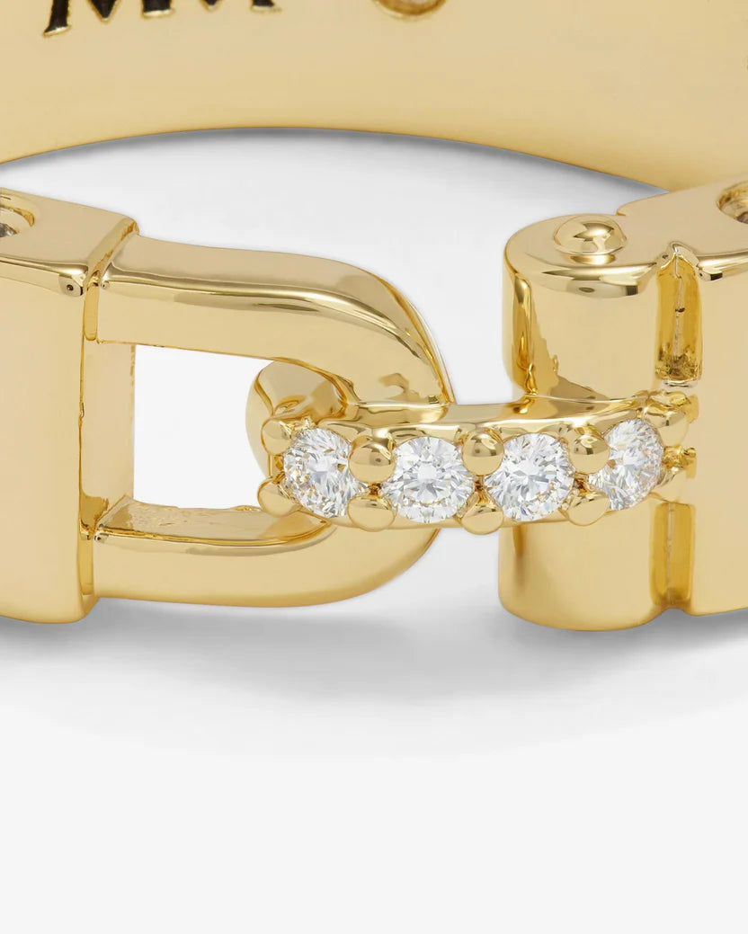 Melinda Maria Ashley Smooth Lock Ring