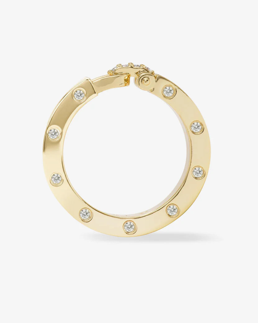 Melinda Maria Ashley Smooth Lock Ring