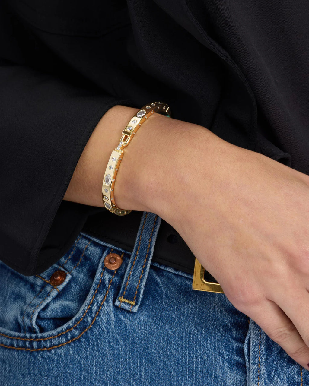 Melinda Maria Ashley Sunset Lock Cuff 6mm