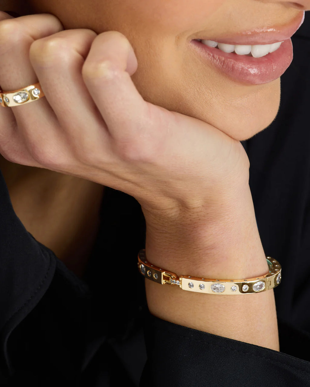 Melinda Maria Ashley Sunset Lock Cuff 6mm