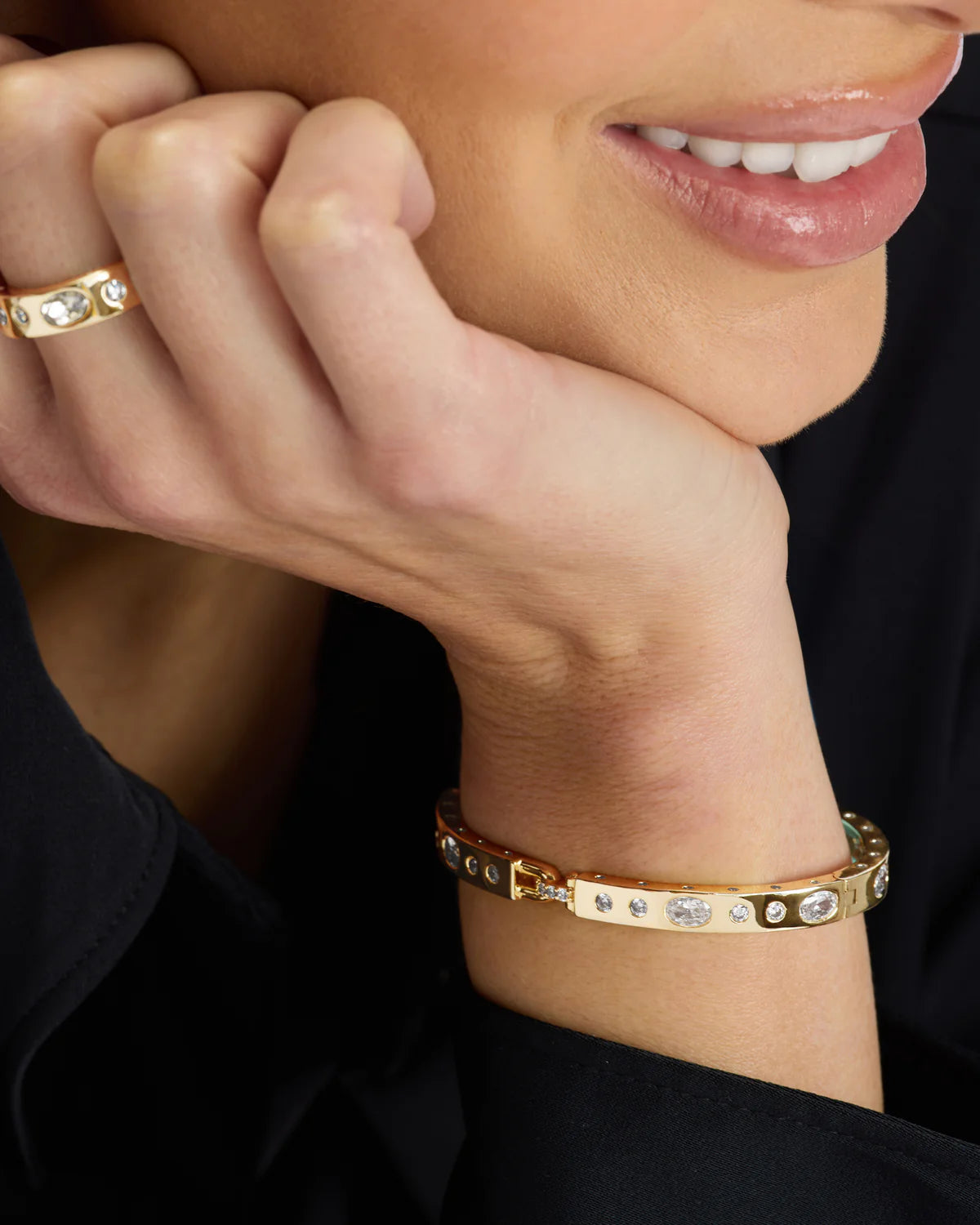 Melinda Maria Ashley Sunset Lock Cuff 6mm