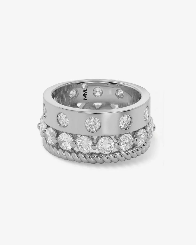 Melinda Maria Ashley Venice Ring (Silver)