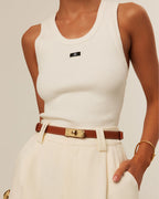 Billini Blake Belt (Tan/Gold)