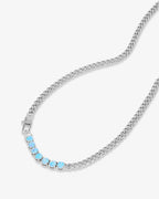 Melinda Maria Julian Loves Opals Silver Necklace 5mm (18")