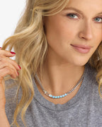 Melinda Maria Julian Loves Opals Silver Necklace 5mm (18")