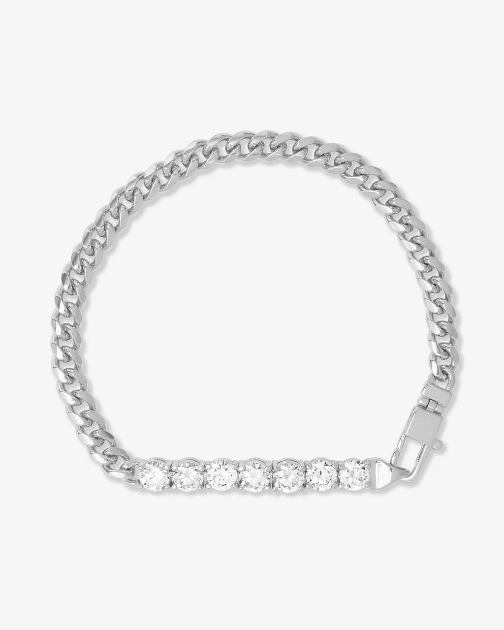 Melinda Maria Julian Loves Diamonds Bracelet 5mm (Silver)