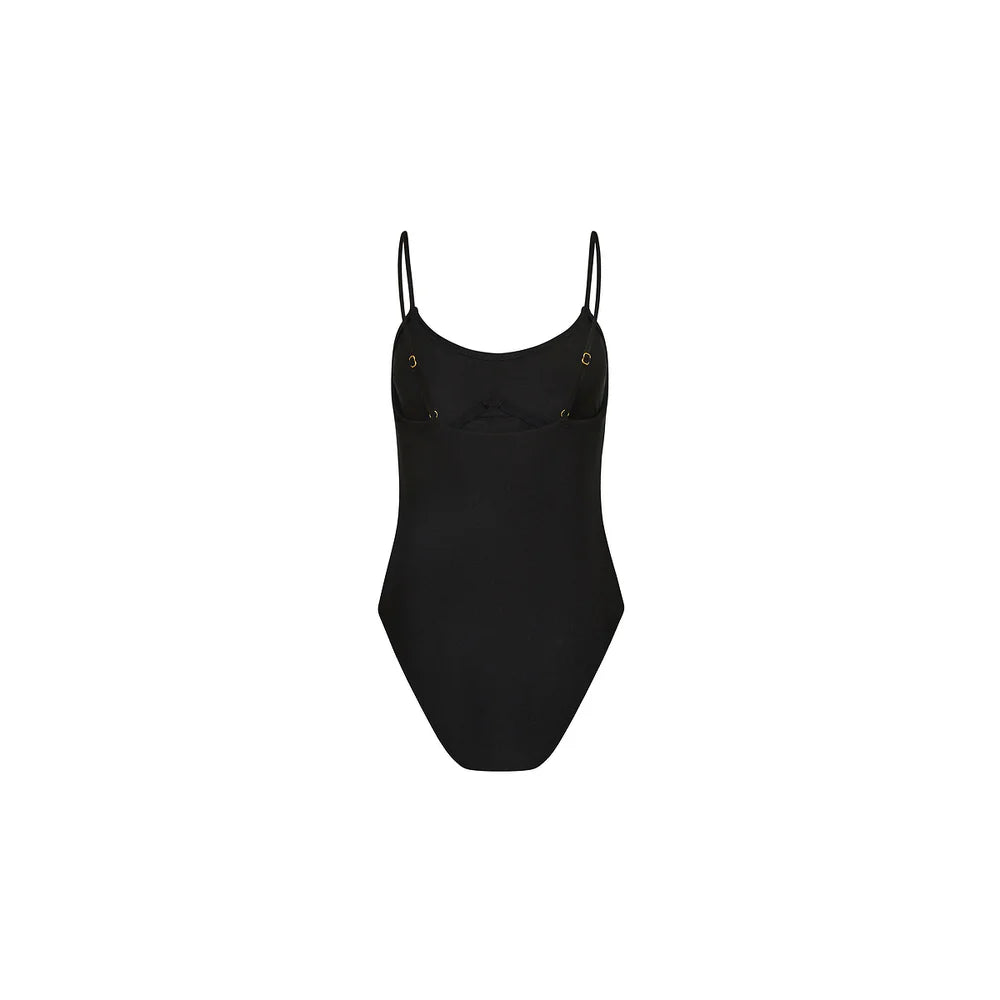 Kulani Kinis Twilight Black Invisible Underwire One Piece