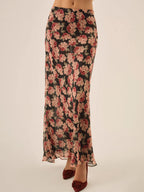 For Love And Lemons Belmond Floral Maxi Skirt