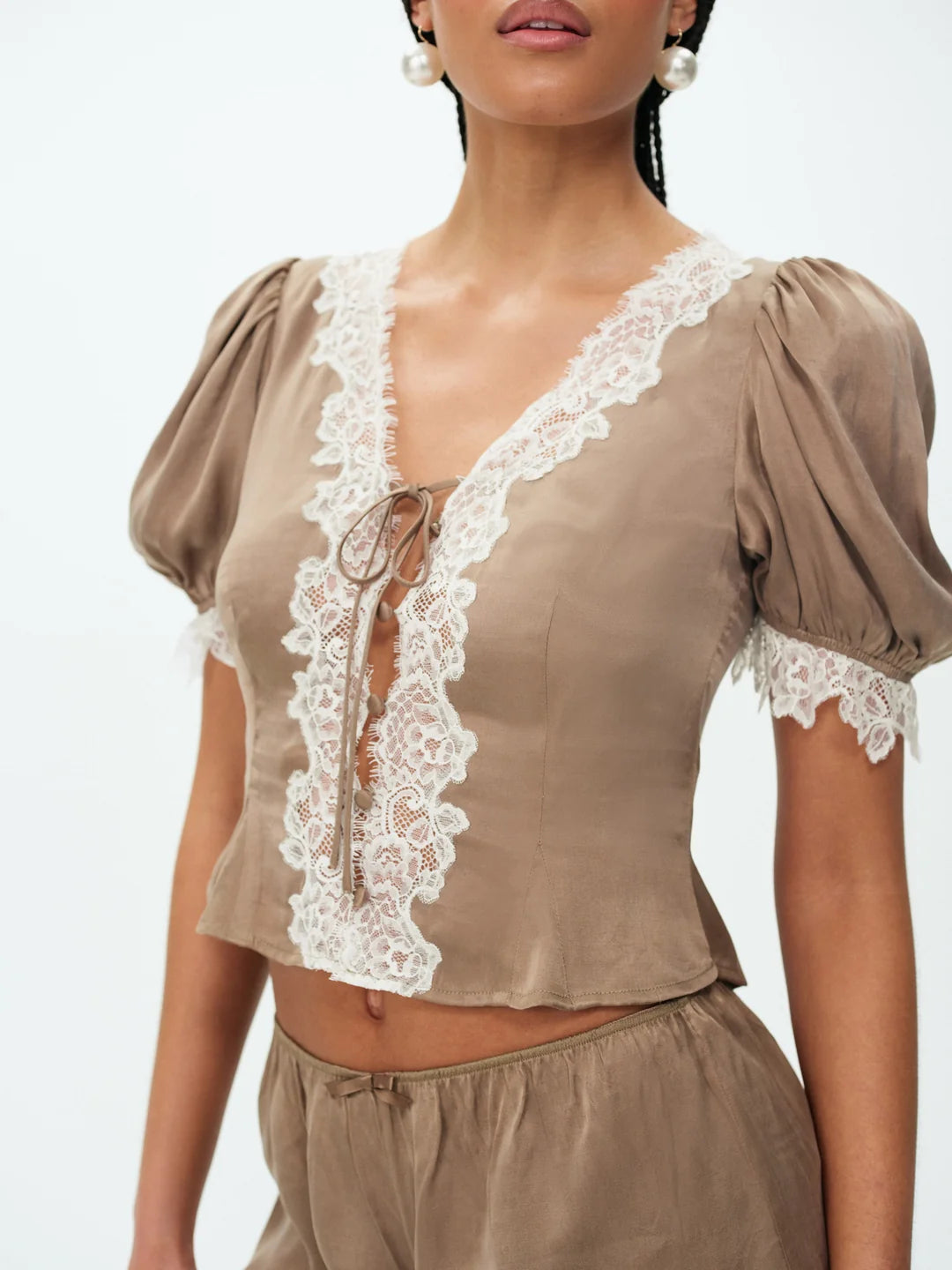 For Love & Lemons Luna Top Main image