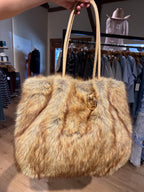 Dolce Vita Faux Fur Noor Tote (Multi)