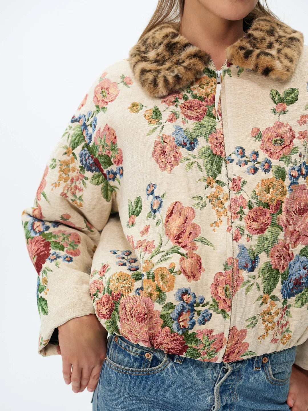 For Love & Lemons Betsy Floral Jacket