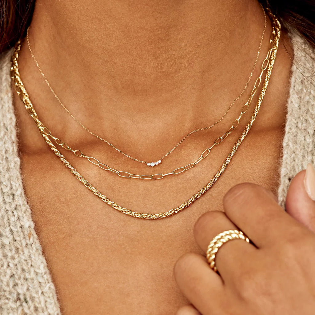 Gorjana Parker Mini Necklace (Gold)