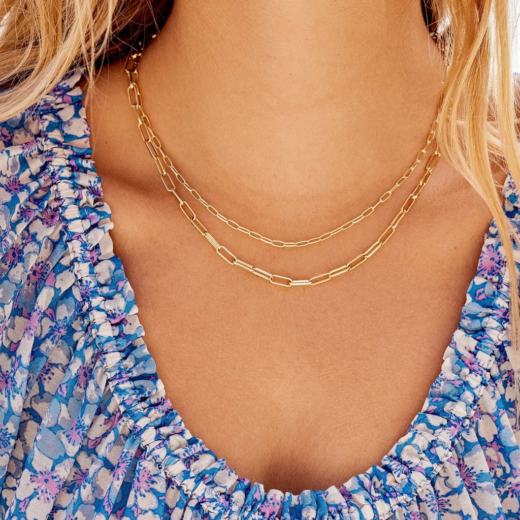 Gorjana Parker Mini Necklace (Gold)