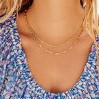 Gorjana Parker Mini Necklace (Gold)