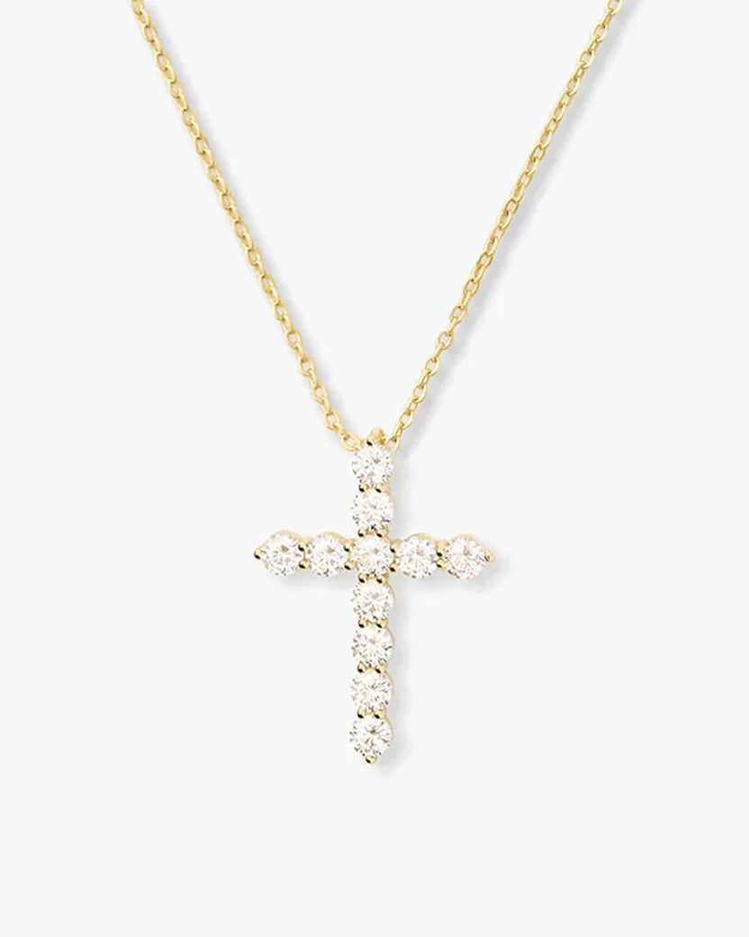 Melinda Maria "Oh She Fancy" Small Cross Pendant