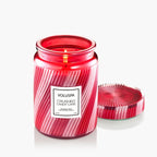 Voluspa Crushed Candy Cane Large Jar Candle